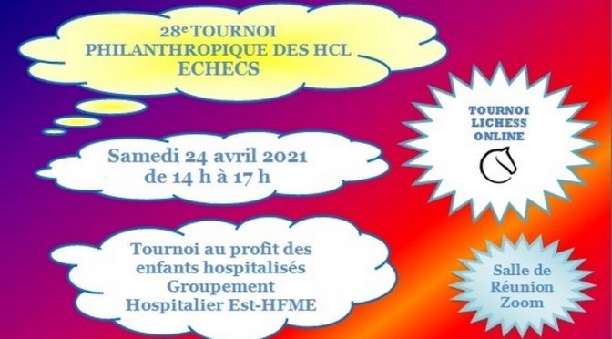 Tournoi des Hôpitaux – SAMEDI 24 AVRIL à 14h00